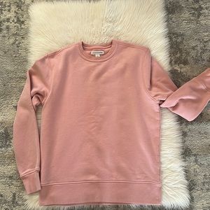 Amazon Essentials pink crewneck cozy sweatshirt!